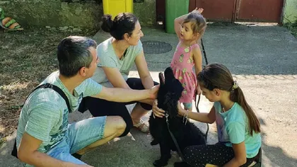 Regăsire impresionantă! Un căţel dispărut de un an a revenit în sânul familiei