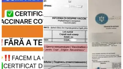 Certificate de vaccinare false, vândute cu 100 de euro pe Telegram. Lucian Bode: 