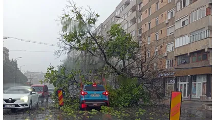 Furtunile fac prăpăd în ţară. Imagini apocaliptice la Oradea