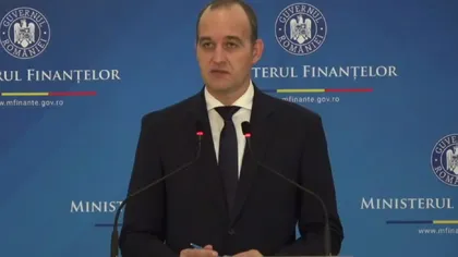 Dan Vîlceanu, ministrul de Finanţe: 