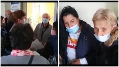 Scene dramatice la Spitalul Județean Timiș. Zeci de oameni ținuți la ușă. Cei vaccinați au avut prioritate VIDEO