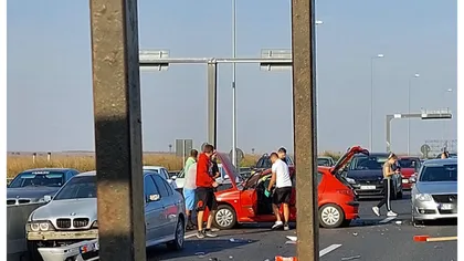 Accident în lanţ la intrare în Constanţa. Cinci maşini au fost implicate