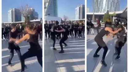 Două adolescente și-au împărțit pumni și picioare sub ochii colegilor, într-un mall din Bucureşti