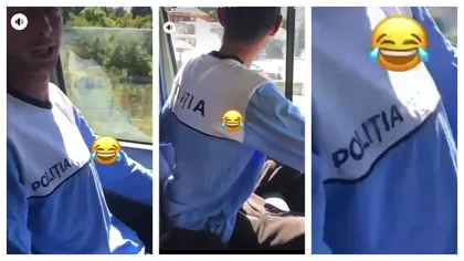 Un tânăr din Gorj s-a lăudat pe Facebook cu un tricou de poliţist pentru că 