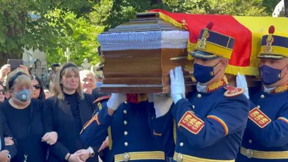 Ivan Patzaichin a fost înmormântat la Cimitirul Bellu. Funeraliile s-au ţinut cu onoruri militare VIDEO