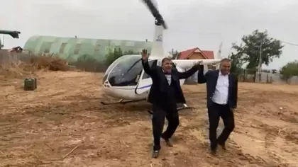 Primar din Dolj, dus la nuntă cu elicopterul. 