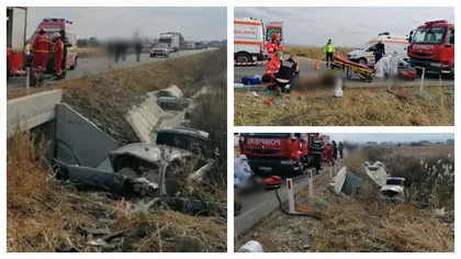 Accident înfiorător în Suceava. Trei oameni au murit şi un altul e rănit grav pe şoseaua de centură din Rădăuţi FOTO&VIDEO