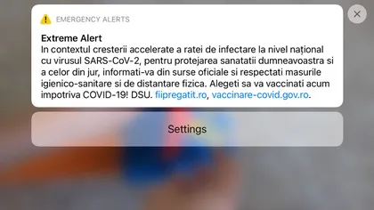RO-ALERT Mesaje SMS pro-vaccinare primite de români. Alertă extremă!