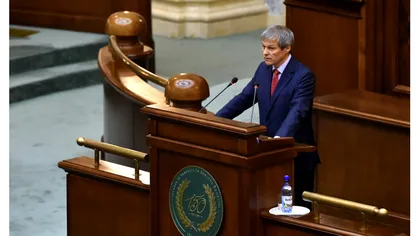 Dacian Cioloş cere votul pentru un guvern de criză. 