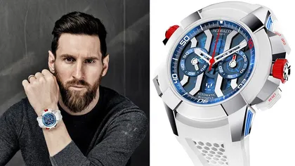 Messi şi-a lansat propria colecţie de ceasuri de lux. Cea mai ieftină bijuterie costă 35.000 de euro VIDEO