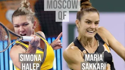 Simona Halep - Maria Sakkari 4-6, 4-6, Simona eliminată în 