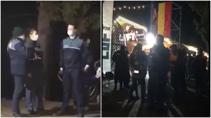 Poliția a descins în forță în clubul Loft din Predeal. Mascații au spart cheful petrecăreților VIDEO