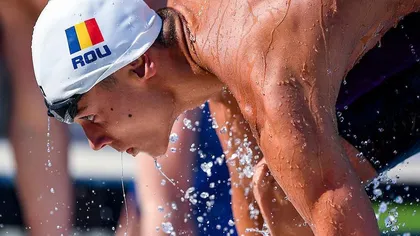 David Popovici a câştigat medalia de aur la proba de 200 m liber. Performanţa uluitoare a înotătorului la Europenele în bazin scurt