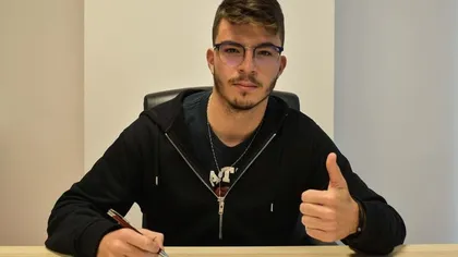 Andrei Lobonţ a semnat primul său contract de profesionist cu Rapid. Pe ce post joacă fiul lui Bogdan Lobonţ