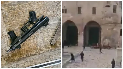 Atac armat în Oraşul Vechi din Ierusalim. Un palestinian cu o mitralieră a făcut ravagii, înainte de a fi împuşcat mortal de Poliţie. Imagini şocante VIDEO