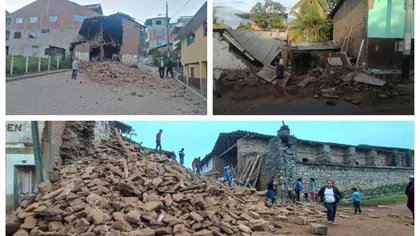 Cutremur cu magitudinea 7.5 în Peru. Camerele video au surprins mișcarea pământului