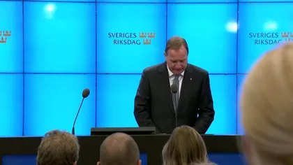 Premierul Suediei şi-a dat demisia după ce a stat şapte ani în funcţie. Ţara scandinavă va avea prima femeie şef de guvern din istorie
