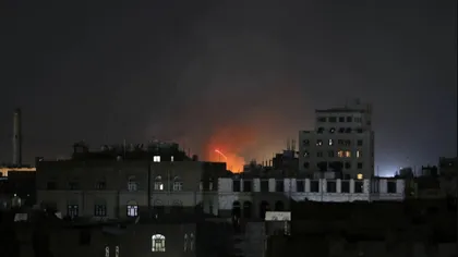 Arabia Saudită a bombardat aeroportul din capitala Yemenului