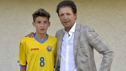 Moment incredibil între Gică Popescu și fiul său, Nicolas. 