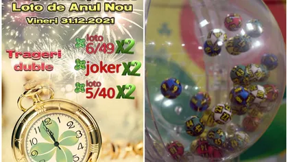 Trageri speciale Loto de Anul Nou. Loteria Română suplimentează cu 550.000 de lei premiile pentru tragerile speciale care vor avea loc în ultima zi a anului