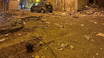 Explozie de gaz în Italia. Trei case s-au prăbuşit şi doi oameni au murit