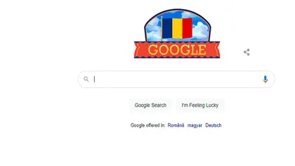 1 Decembrie. Google sărbătorește printr-un doodle special Ziua Națională a României. Țara noastră sărbătorește 103 ani de la Unire!