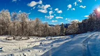Imagini spectaculoase la Sarmizegetusa Regia. Locul a devenit feeric după ce zăpada s-a așternut pentru prima dată în această iarnă - FOTO!