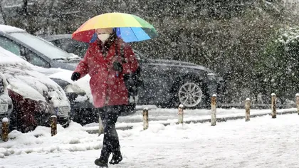Prognoza meteo 8 ianuarie. Vreme rece cu ninsori şi ploi în toată ţara