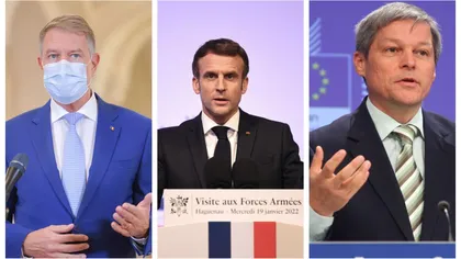 Preşedintele Iohannis, premierul Ciucă şi Dacian Cioloş salută anunţul lui Macron că Franţa va contribui cu trupe NATO pe teritoriul României
