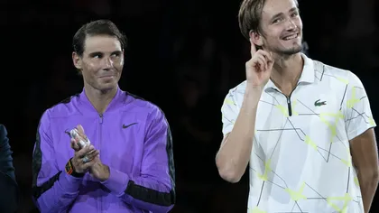 Australian Open 2022. Finala se joacă între Rafa Nadal şi Daniil Medvedev, rusul are şansa să-l întreacă pe Djokovic şi să devină numărul 1 în lume