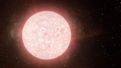 Moment istoric, astronomii au surprins explozia unei supergigantice roșii, stea de 10 ori mai mare decât Soarele. Imaginile sunt impresionante VIDEO