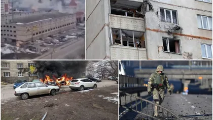A cincea zi de război în Ucraina. Bombardamente în Harkov chiar în timpul negocierilor de pace. Oficial ucrainean: 