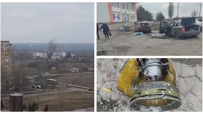 Patru morţi şi 10 răniți după ce un obuz rusesc a lovit un spital din regiunea Donețk