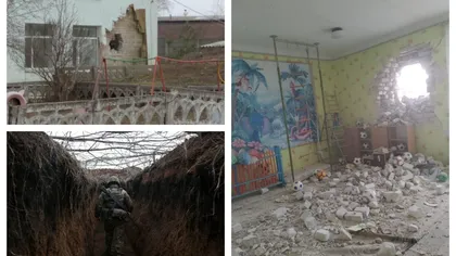 Scânteia care ar putea declanşa războiul în Ucraina: O grădiniţă a fost bombardată în Luhansk VIDEO