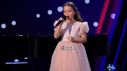Ea e Meola Martina, fetița de 8 ani care a obținut Golden Buzz la Românii au Talent. Andra: 