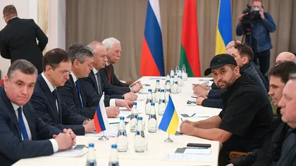 S-a încheiat a doua rundă de negocieri între Rusia şi Ucraina. Acord de încetare temporară a focului pentru a putea fi evacuați civilii