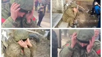 Soldaţi ruşi, foarte tineri, luaţi prizonieri în Ucraina, izbucnesc în plâns VIDEO