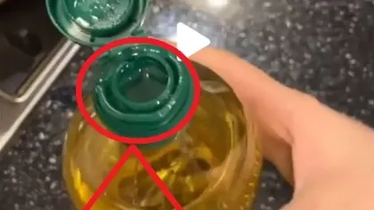La ce foloseşte dopul cu inel din interiorul sticlelor cu ulei. Nu te-ai fi gândit niciodată la asta