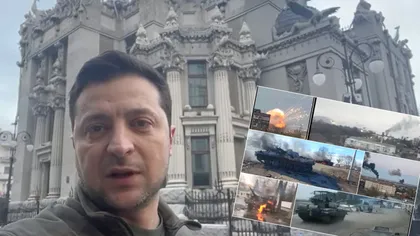 Volodimir Zelenski nu se lasă. Mesajul transmis după noaptea albă de pe străzile Kievului. ''Sunt aici și armata noastră nu depune armele''