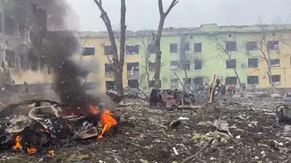 Atac aerian la Mariupol. Bombele au lovit o maternitate, imagini ŞOCANTE din Ucraina. Zelenski: 