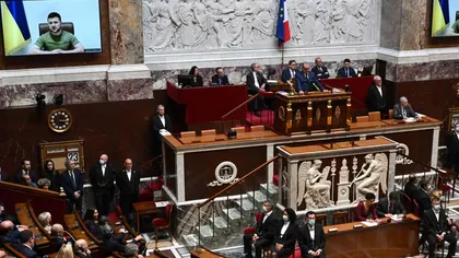 Zelenski, atac dur în parlamentul Franţei: 