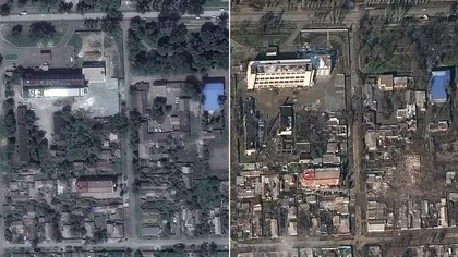 Cum arată orașul Mariupol după bombardamente. Imagini din satelit cu dezastrul produs de ruşi în oraşul-port