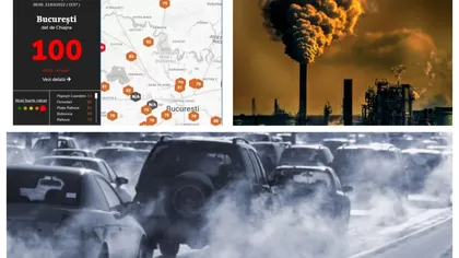 Poluare ridicată în București. Indicatorii privind calitatea aerului au ajuns la valorile maximum admise