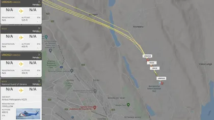 MApN: Patru elicoptere ucrainene neînarmate au făcut escală tehnică pe aeroportul din Iaşi