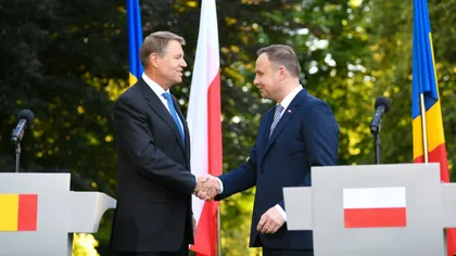 UPDATE Klaus Iohannis, întâlnire cu preşedintele Poloniei: 