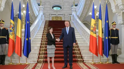 Maia Sandu, discurs istoric în România, la Palatul Cotroceni: „Sângele apă nu se face! Rep. Moldova e singura țară din lume cu doi miniștri de Externe
