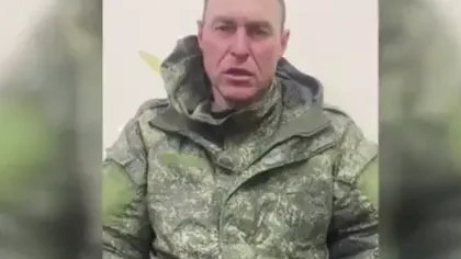 Un militar ucrainean care în 2014 a trecut de partea Rusiei, s-a predat acum înapoi Ucrainei. 