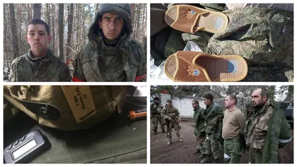 La război în 2022, cu pagere şi papuci. Cum şi-a trimis Putin soldaţii pe front, imagini în premieră cu din raniţele militarilor prizonieri