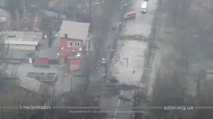 Video: Contraofensivă a Batalionului Azov la Mariupol. Imagini cu ambuscada ucraineană