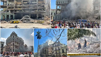 O explozie devastatoare a distrus un hotel din centrul capitalei cubaneze Havana